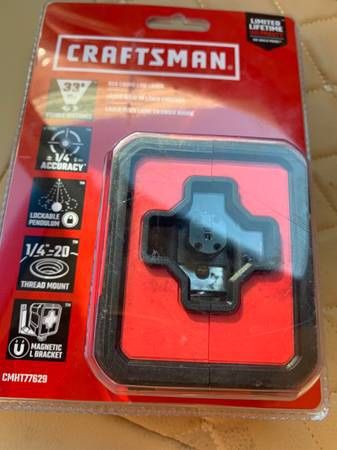 CRAFTSMAN Laser Level, Cross Line, Red, 36-Foot Range