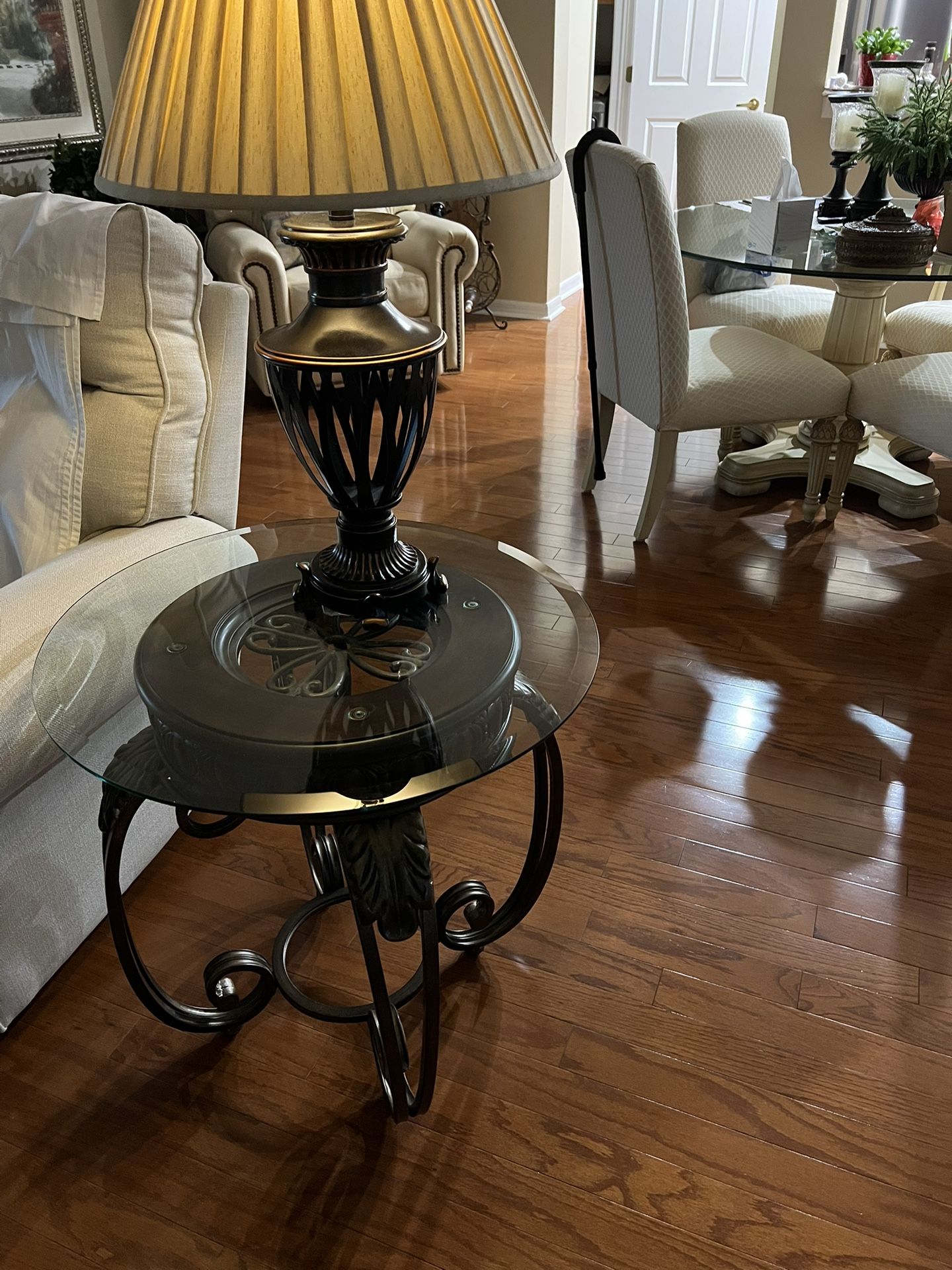 Two Living Room End Tables 