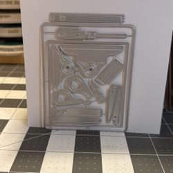 Die Set- Clipboard, Pen, Scissors