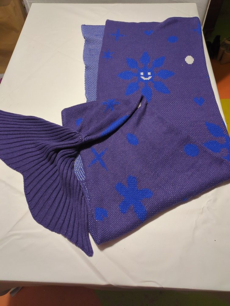 Mermaid Blanket Purple