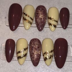 Almond Shaped, Press On Nails 