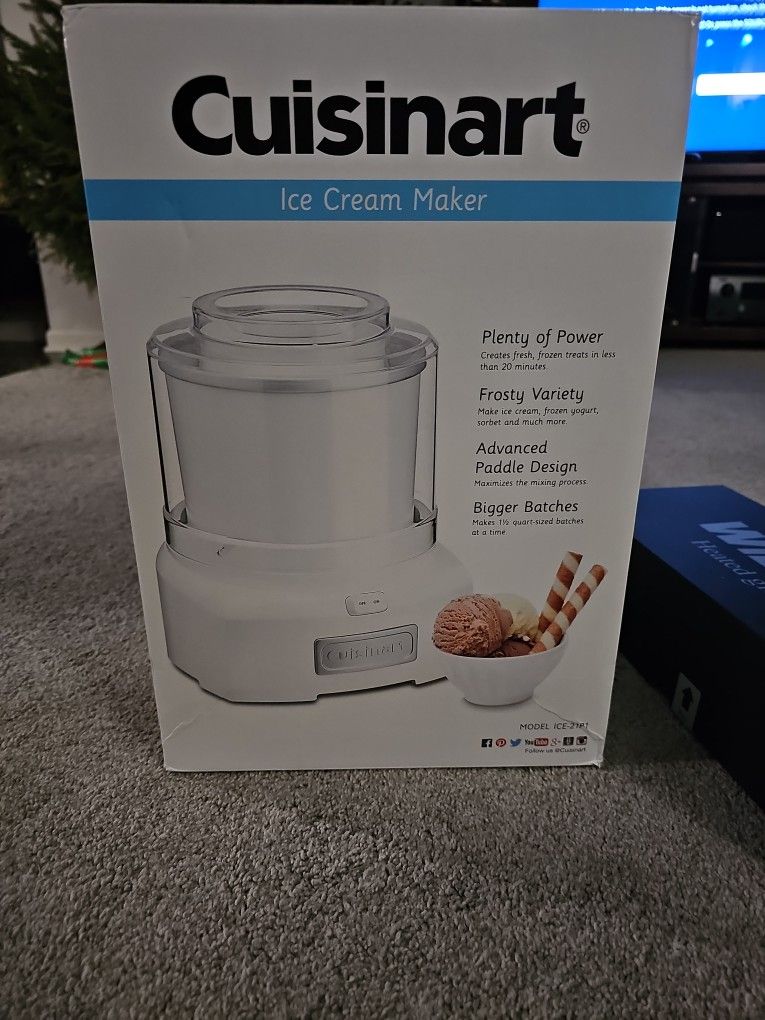 Cuisinart Ice Cream Maker New