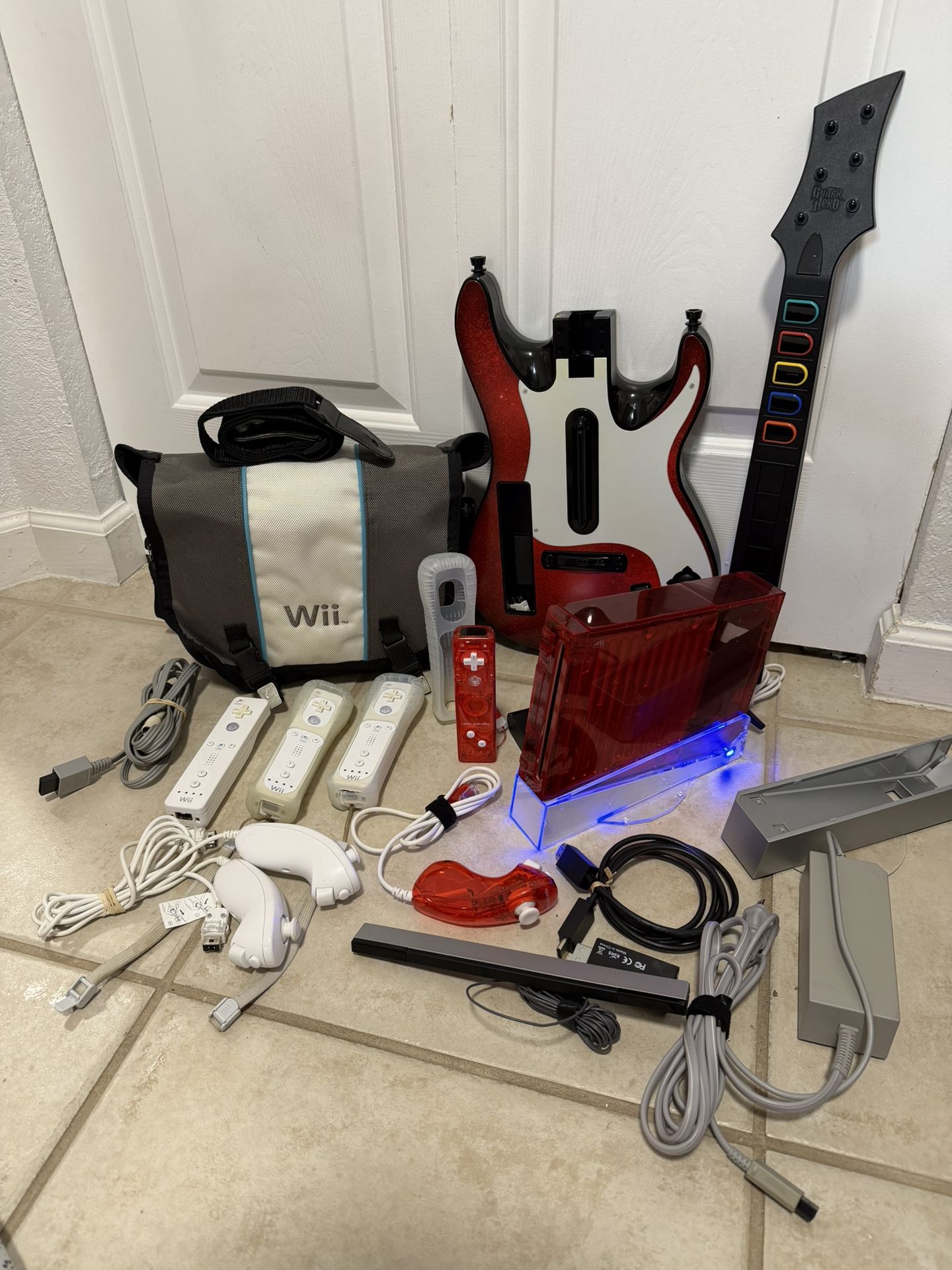 Nintendo Wii Clear Red *READ*