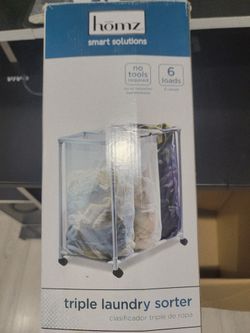 Triple laundry sorter!