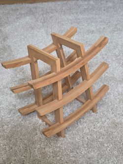 Asian Accent Bamboo Wine Rack.