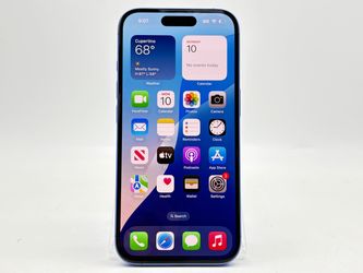 Apple iPhone 16 128GB Ultramarine AT&T 100% BH