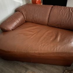 Leather Couch 