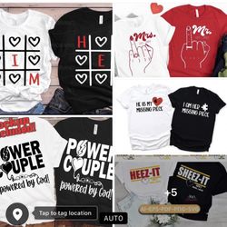 Save NOW Valentines Day Sale Couple Shirts