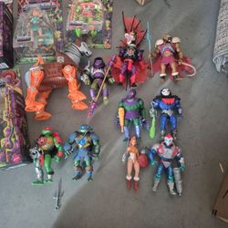 Tmnt/Master of the universe lot