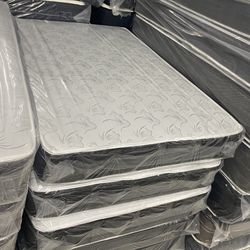 Full Size Mattress 10” Inches Thick New From Factory Also Available in: Twin, Queen, King Same Day Delivery
