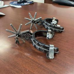 Nuevas espuelas Charras súper finas de acero Monel