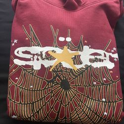 Sp5der Hoodie 'Maroon'