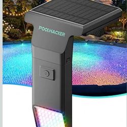 Solar Pool Lights for Inground & Above Ground Pool, 10-Color 4-Mode LED Pool Lights, Underwater Swimming Pool Lights with Timer, Submersible Pool Ligh