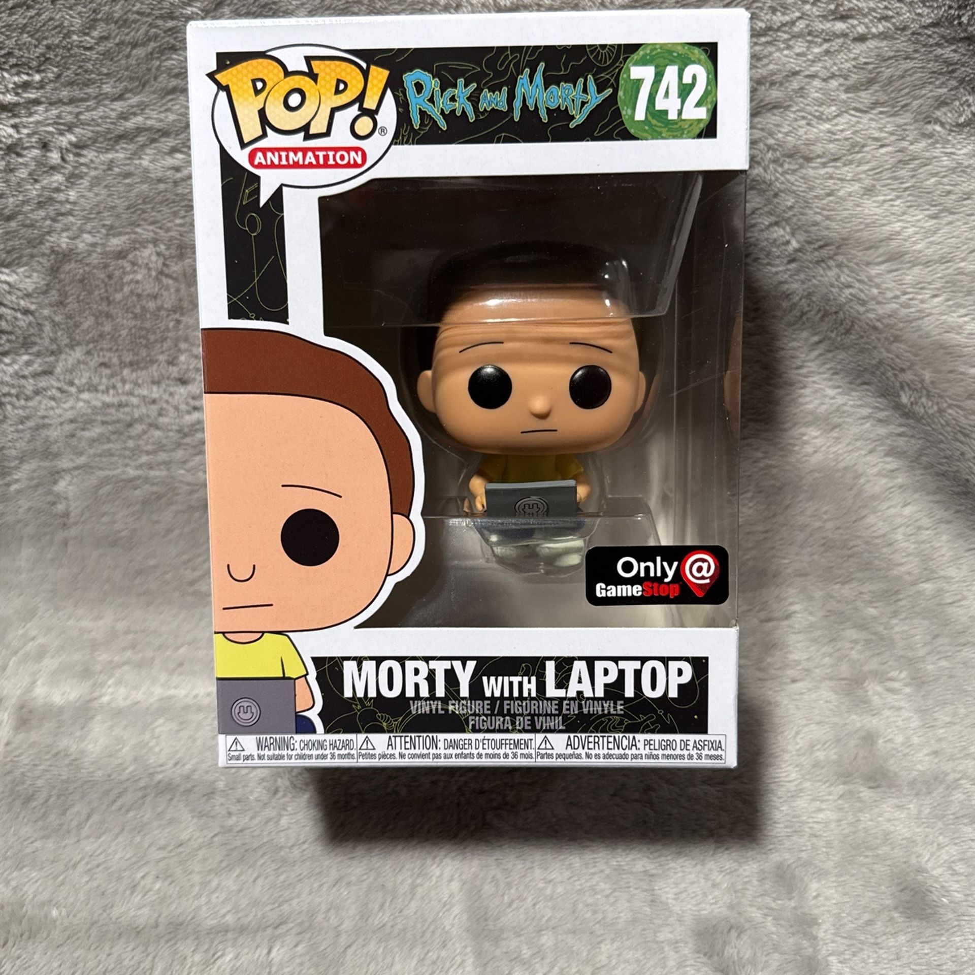 Funko Pop Morty With Laptop