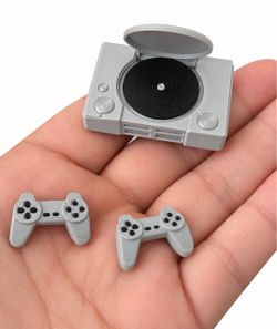 Miniature PlayStation for dollhouse