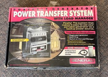 Generac Portable Generator Power Transfer System