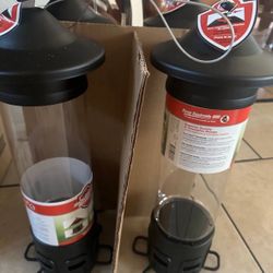 4 Pack** Squirrel Shield Metal Hanging Squirrel-Resistant Tube Bird Feeder- 3-Lb