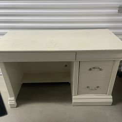 Desk, Hutch And Chair