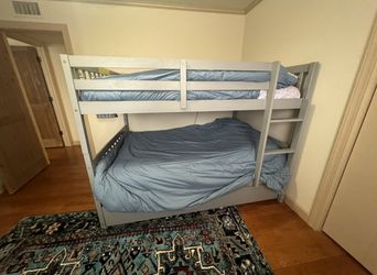 Full Over Full Bunk Bed With Trundle