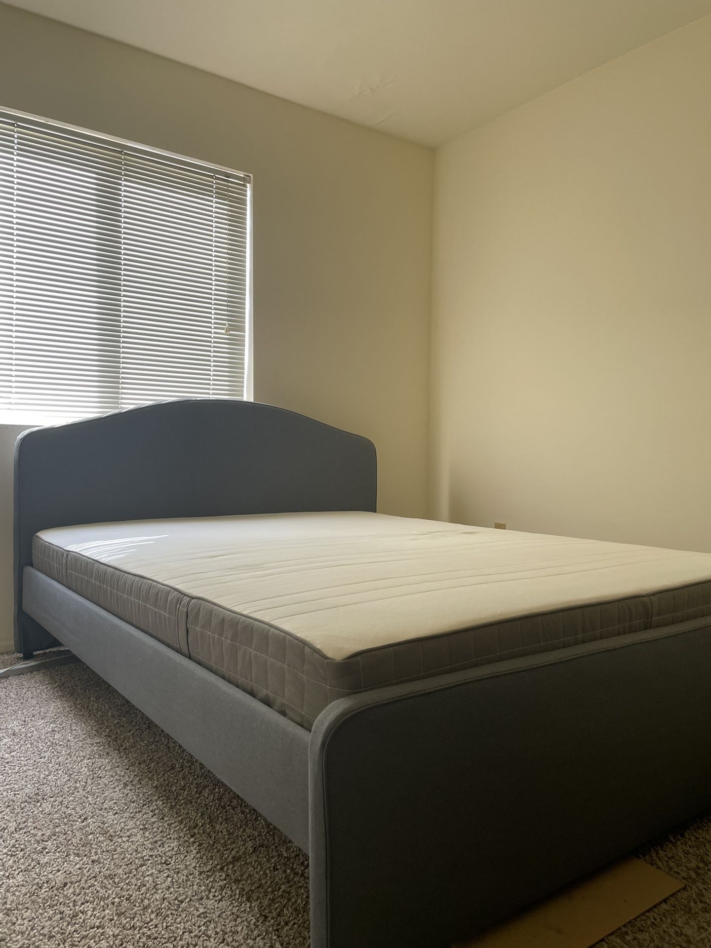 Ikea HAUGA Bed Frame & Mattress
