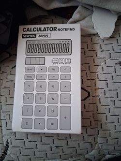 Brand new pink calculator in box