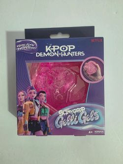 KPop Demon Hunters Gelli Gels Pink Glitter Slime SlimyGloop New