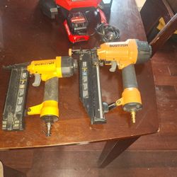 Two Bostitch Staple Guns 