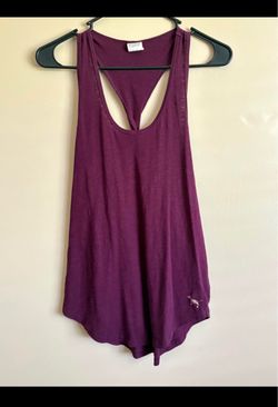 Women’s Victoria's Secret PINK Maroon Racerback Tank Top Size Large