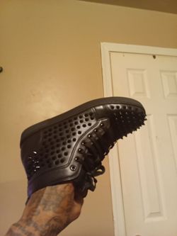 (All black red bottoms)Practicality brand new