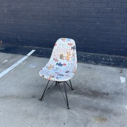Jean-Michel Basquiat Modernize Chair Case Study® Furniture Side Shell Eiffel Chair - Bats