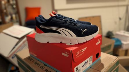 Puma FlexFocus Modern AC blue-fierce red size 2