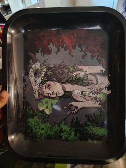 Tray for smoking