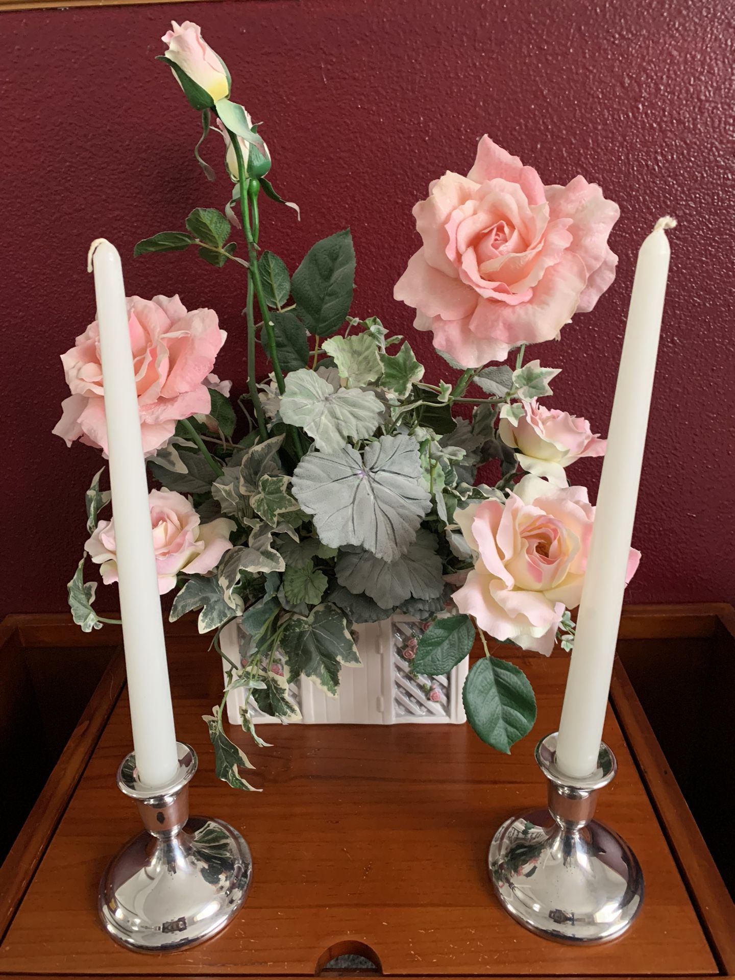 American Vintage Candlesticks, Silver Candle Holders by International Sterling- a Pair