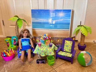 American Girl Doll Beach Playset Bundle