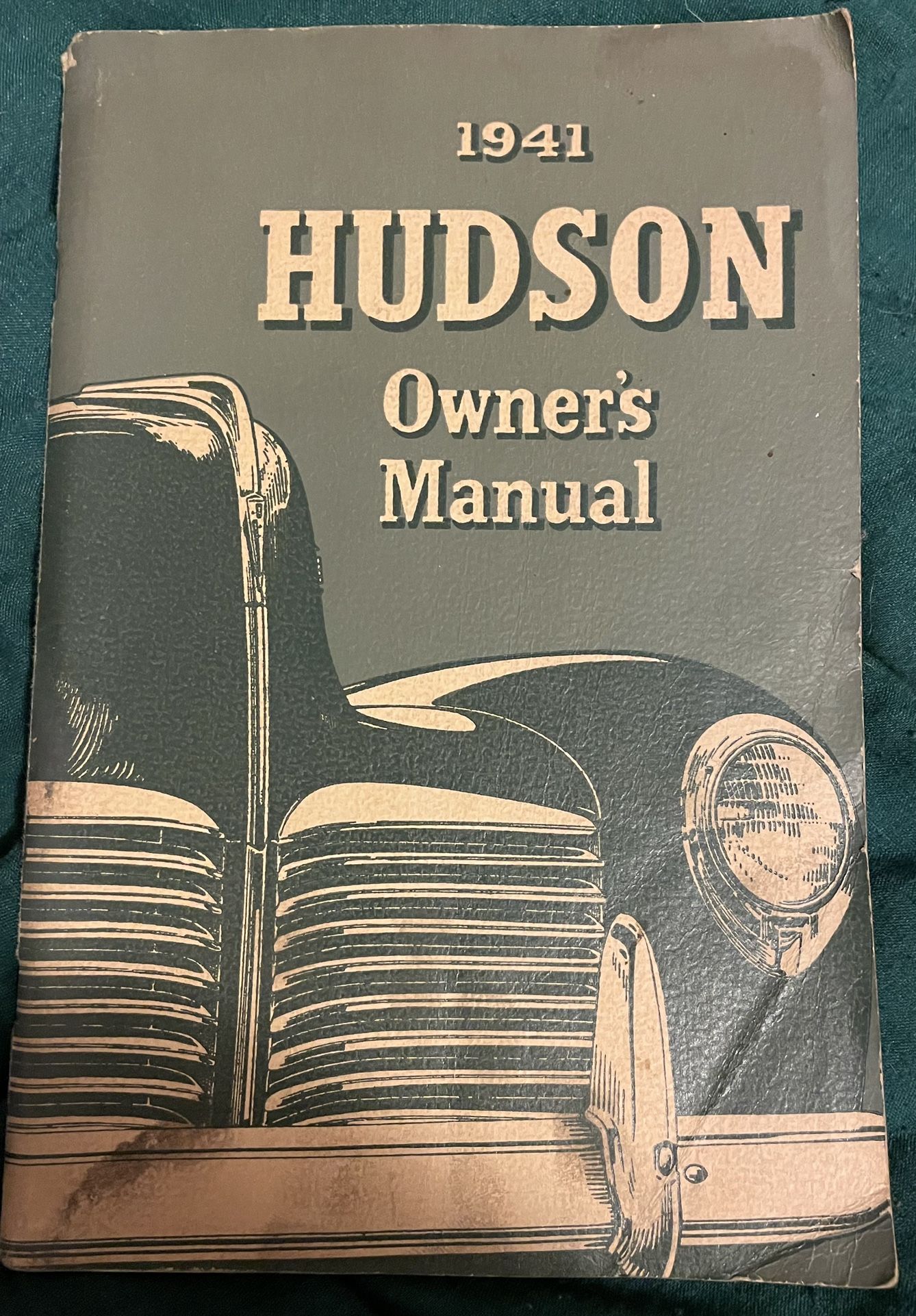1941 HUDSON Owner’s Manual Original Vintage!