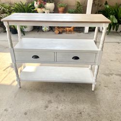 Console  Table / Plant Table With Storage 
