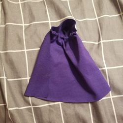 Purple Hooded Cape Accessory For Figures