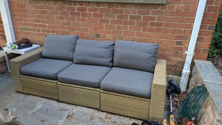 Outdoor sofa, three seater