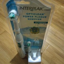 Conair Interplak Electric Toothbrush 2 Brush Heads Rechargeable Wireless Dental Oral Care