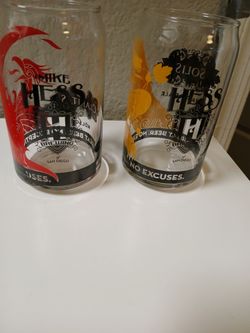 2 Mike Hess Beer Glasses