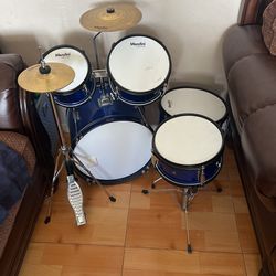 5 unidades 16 pulgadas Mendini por junior batería set + platillos,