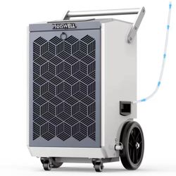 160 pt. 7,000 sq. ft. Bucketless Commercial Dehumidifier with Pump Drain Hose for Basement Warehouse in. White