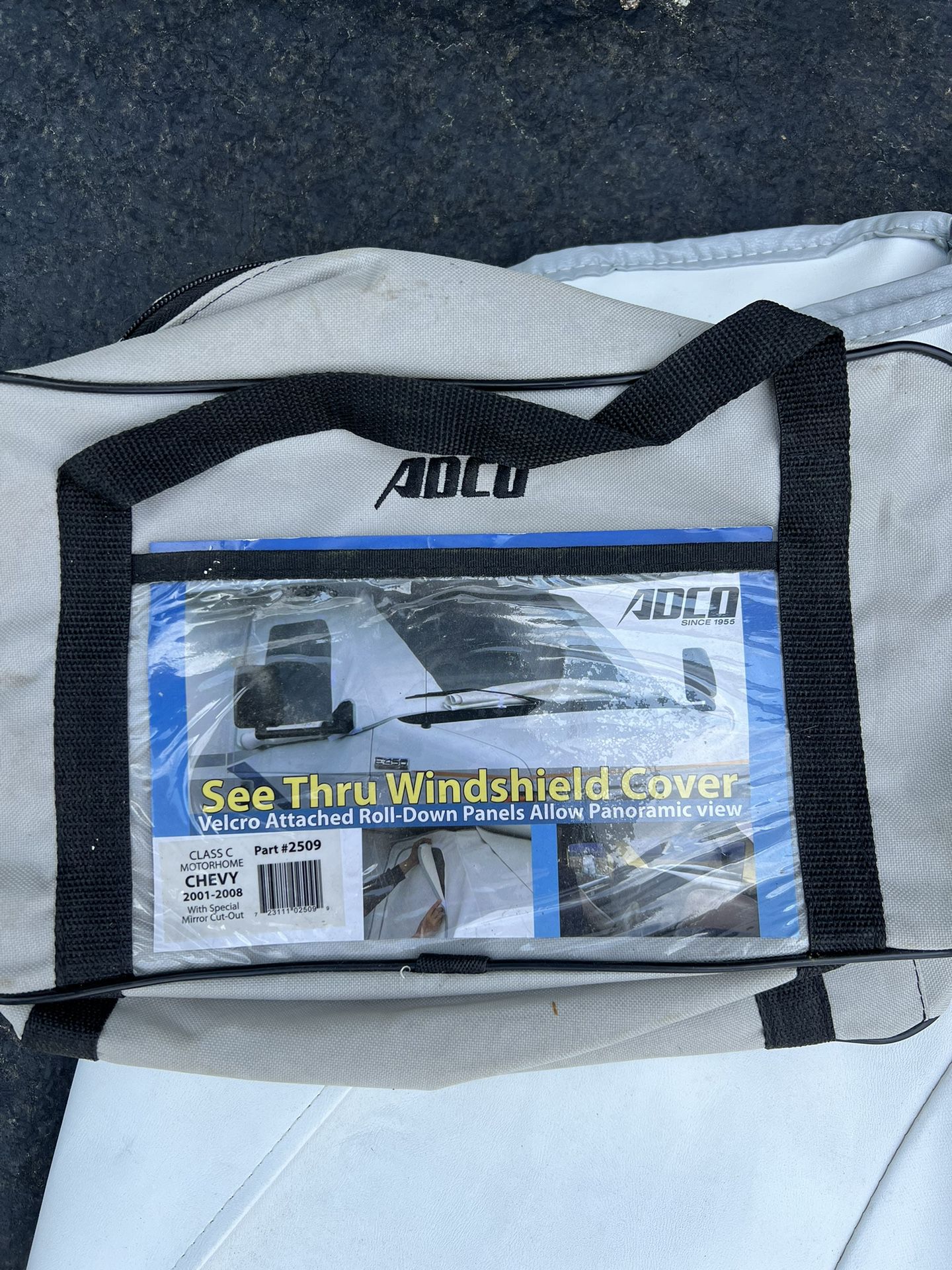 Adcco Class C Windshield Cover
