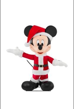 4 ft Mickey Mouse Animatronic Christmas Decorations Disney