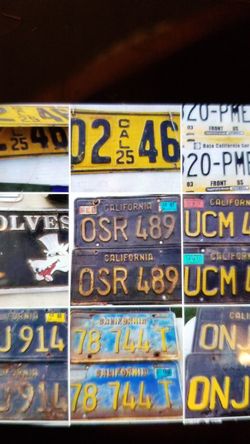 License plates
