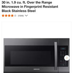 Samsung Microwave Lightly Use Like Brand New