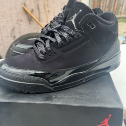 Jordan 3’s black cat 