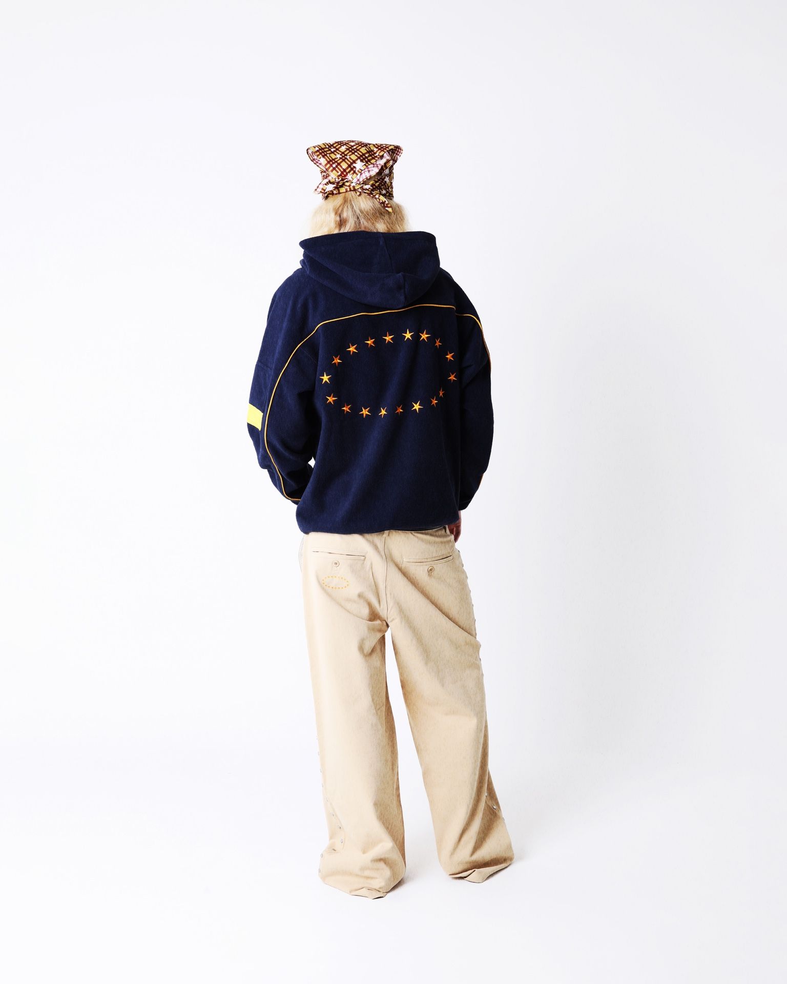 AFB SUPER BAGGY STUDDED PANTS - SIZE XL