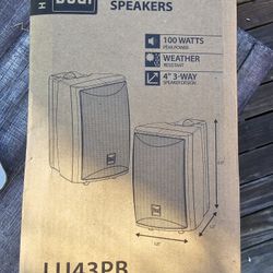 Indoor Outdoor Speakers(Brand New)