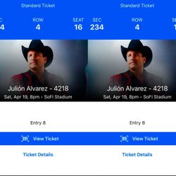 Julion Alvarez Tickets 